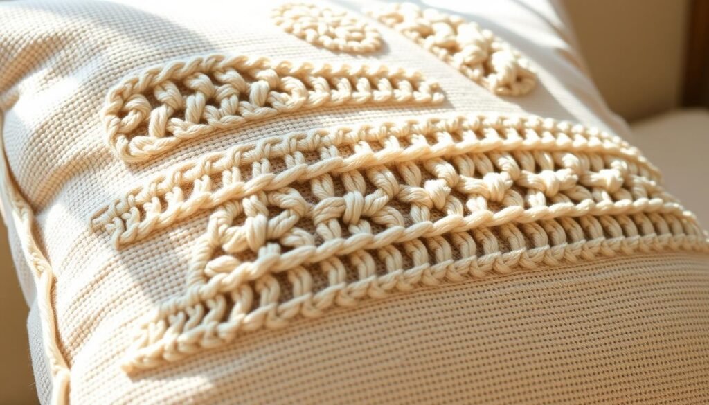 Basic crochet stitches for pillows