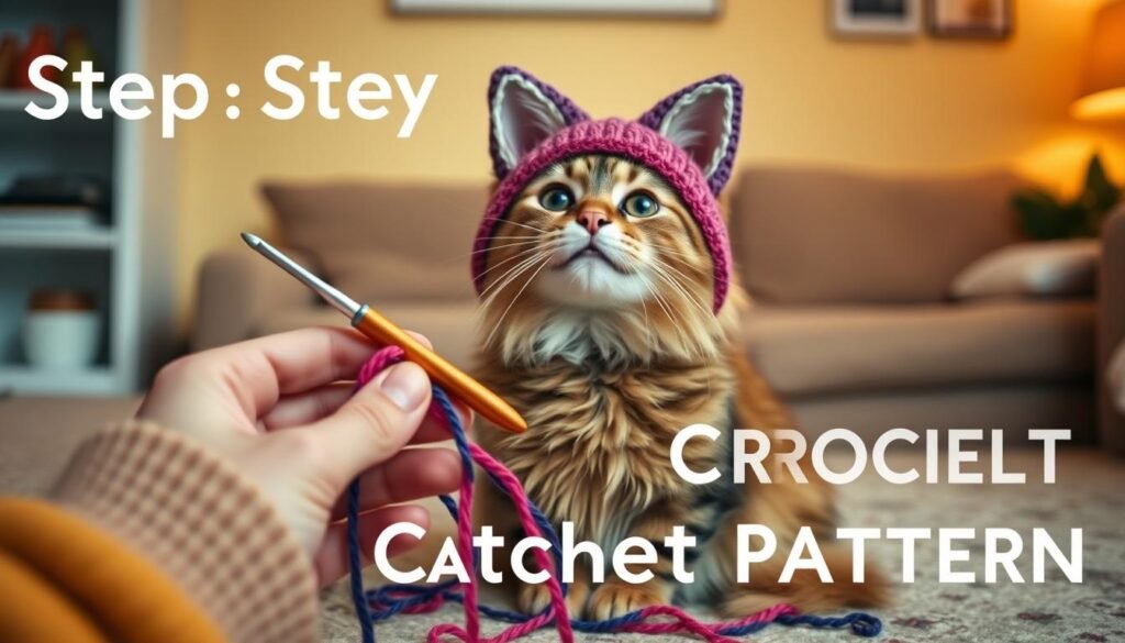 Cat hat crochet pattern tutorial