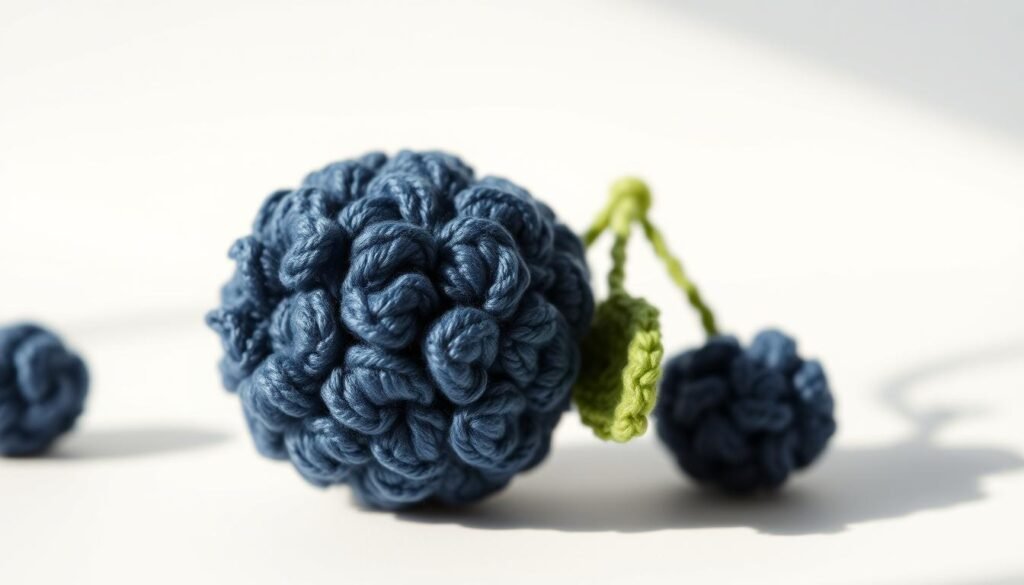 Crochet Amigurumi Blueberry Shaping Techniques