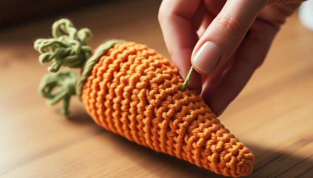 Crochet Carrot Assembly Techniques