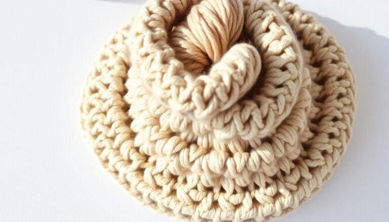 Crochet Messy Bun Hat