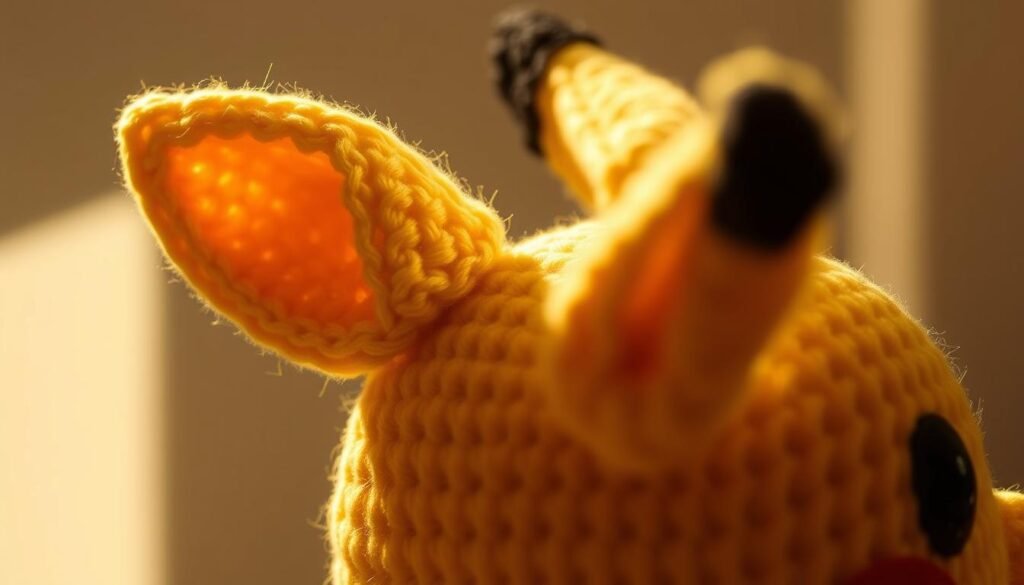 Crochet Pikachu ears