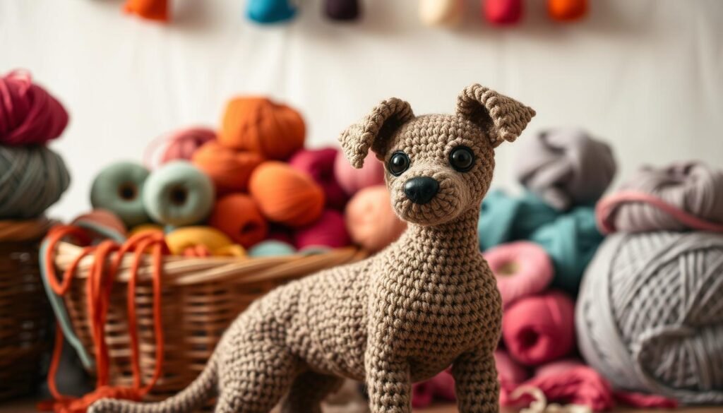 Crochet dog colors