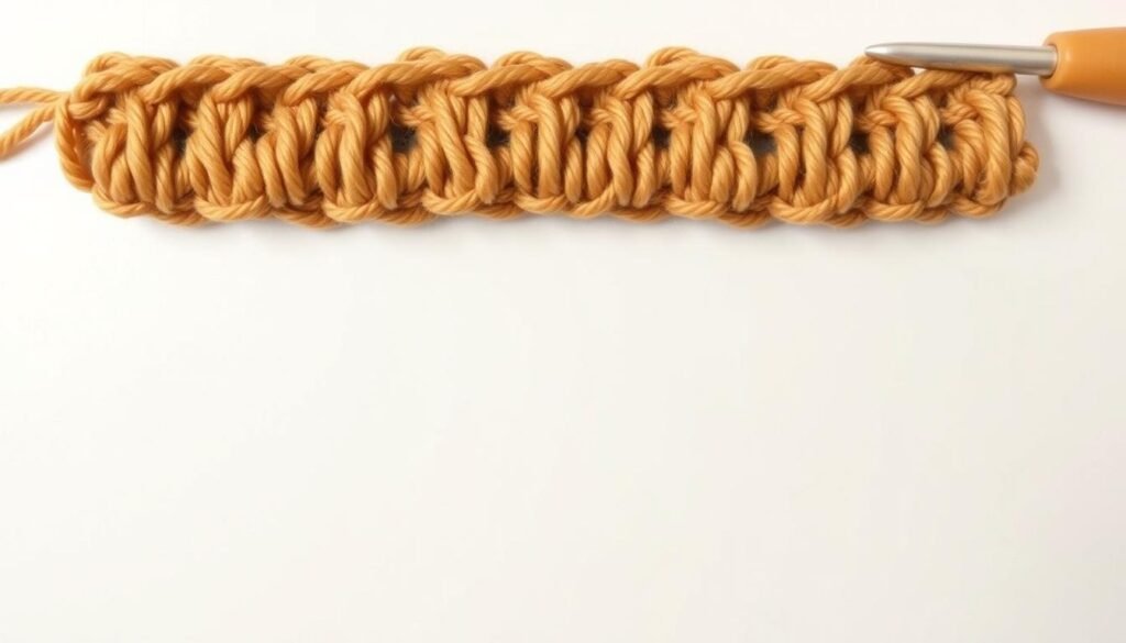 Crochet foundation chain for baggy beanie