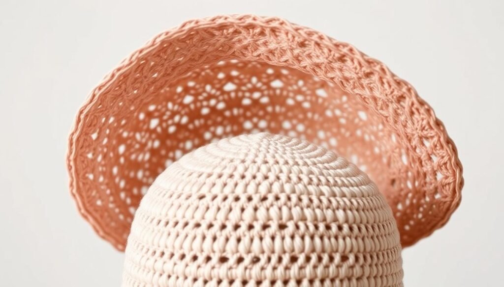 Crochet hat crown shaping techniques