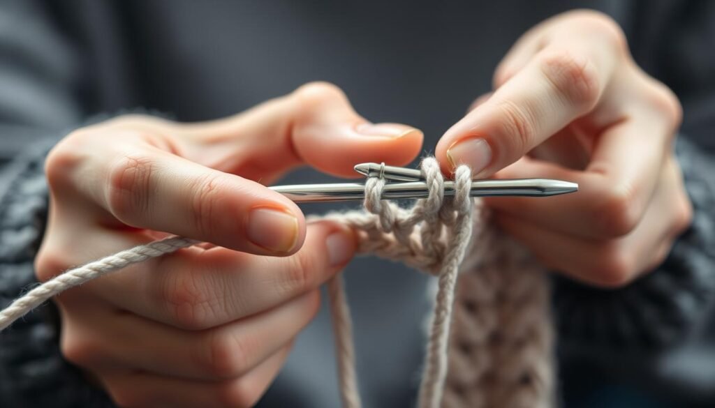 Crochet hook grip techniques