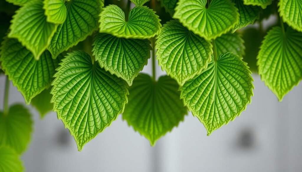 Crochet leaf pattern for strawberries