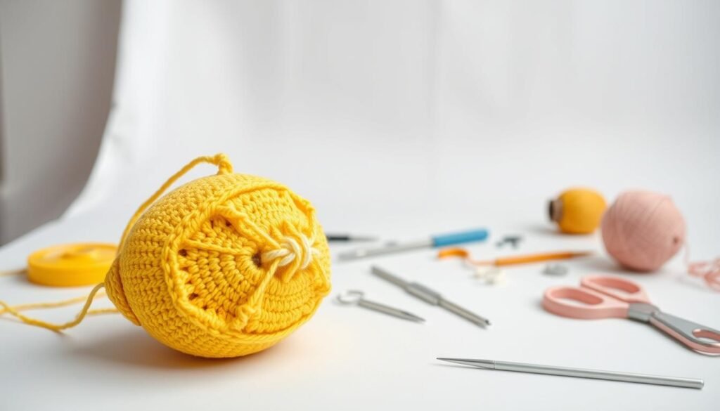 Crochet lemon assembly