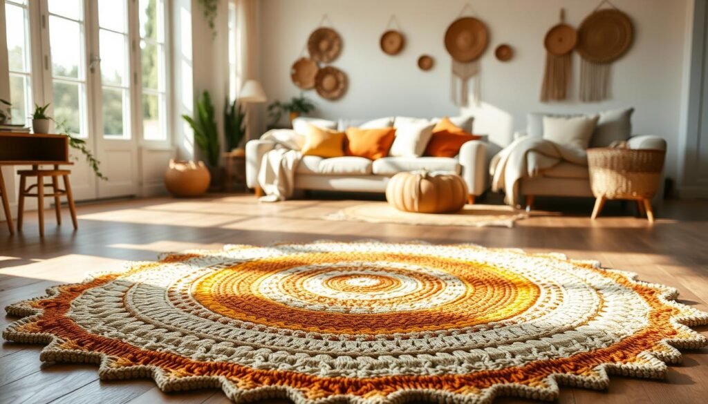 Crochet rug color schemes