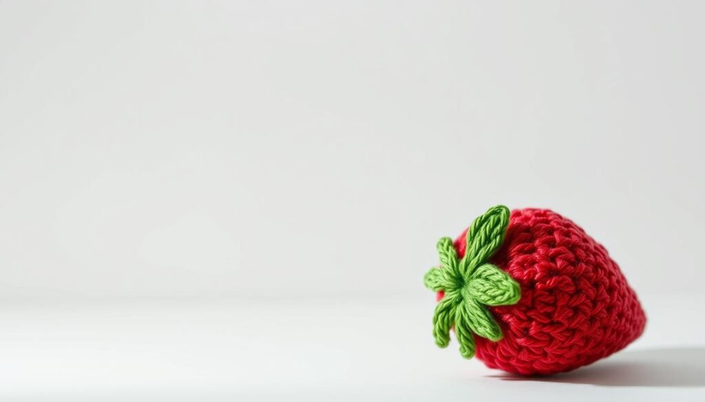 Crochet size adjustments for strawberry amigurumi