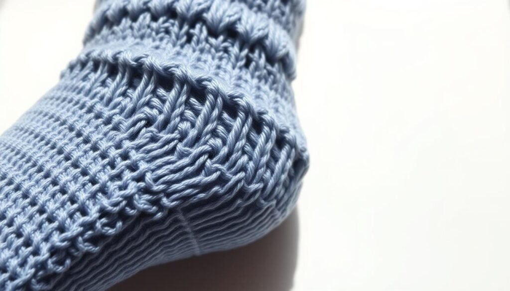 Crochet sock cuff ribbing techniques