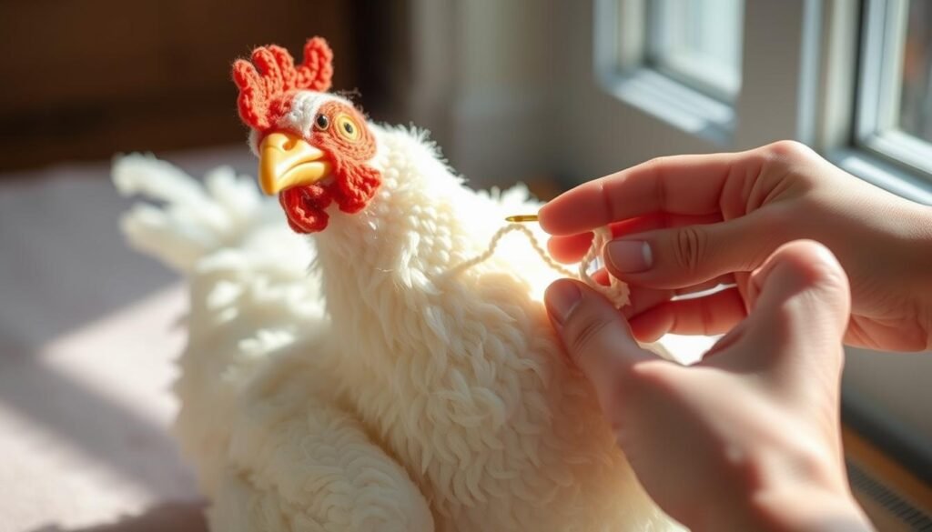 Crochet techniques for chicken