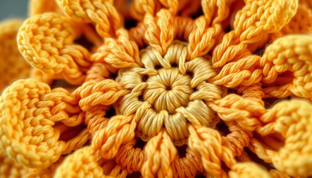 Crochet techniques for petal shaping