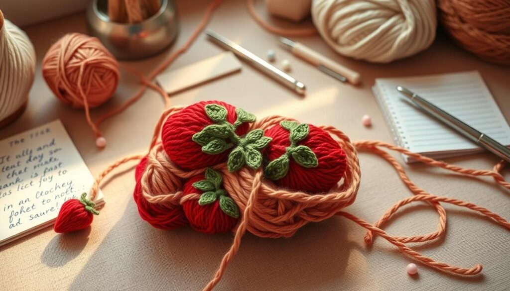 Crochet troubleshooting strawberry pattern