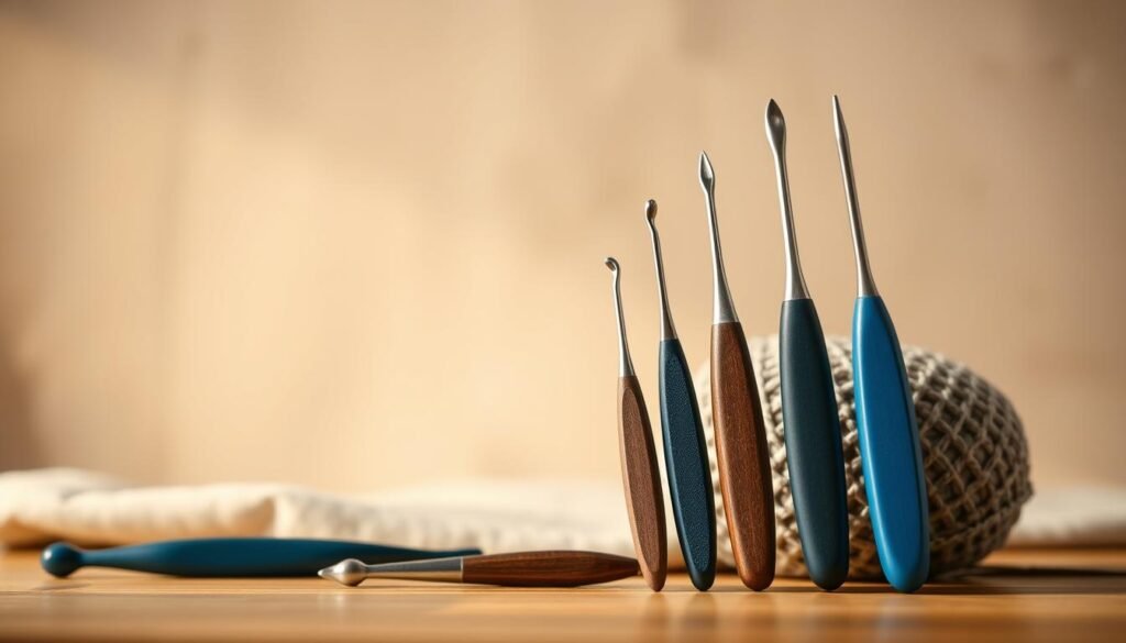 Ergonomic crochet hooks