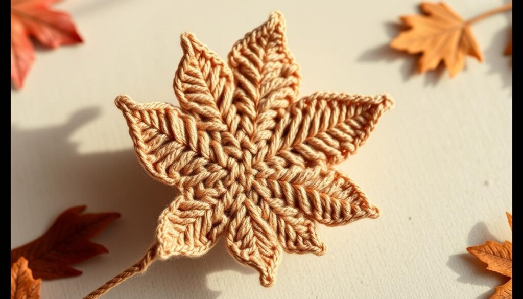 Maple leaf crochet pattern