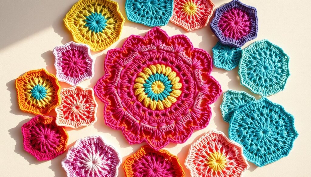 Mosaic crochet color changing techniques