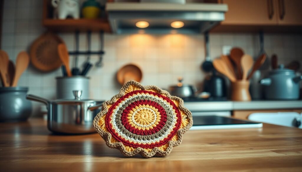 Multi-purpose crochet potholder