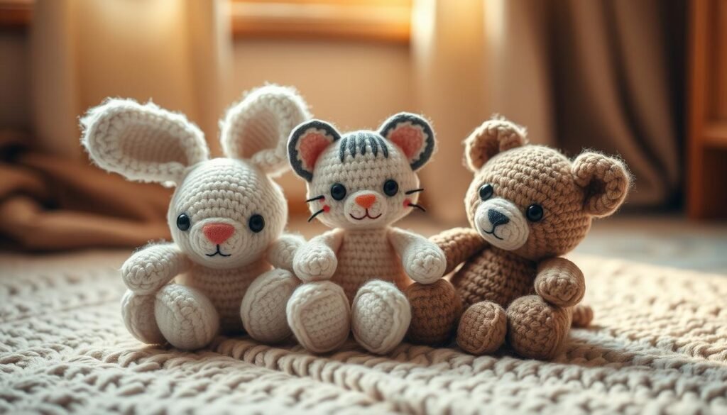 No-sew crochet animals