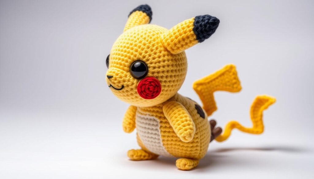 Pikachu crochet body structure