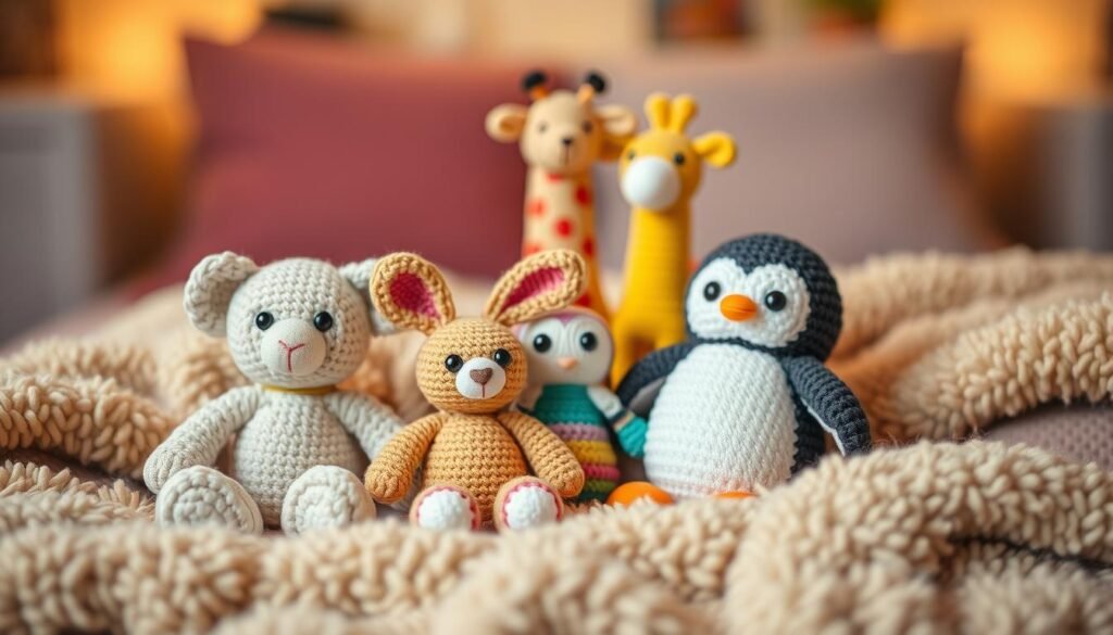 Safe crochet toys for children