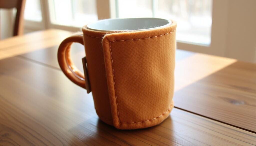 Sewing mug cozy pattern