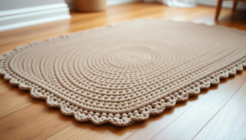 Simple single crochet rug designs for beginners