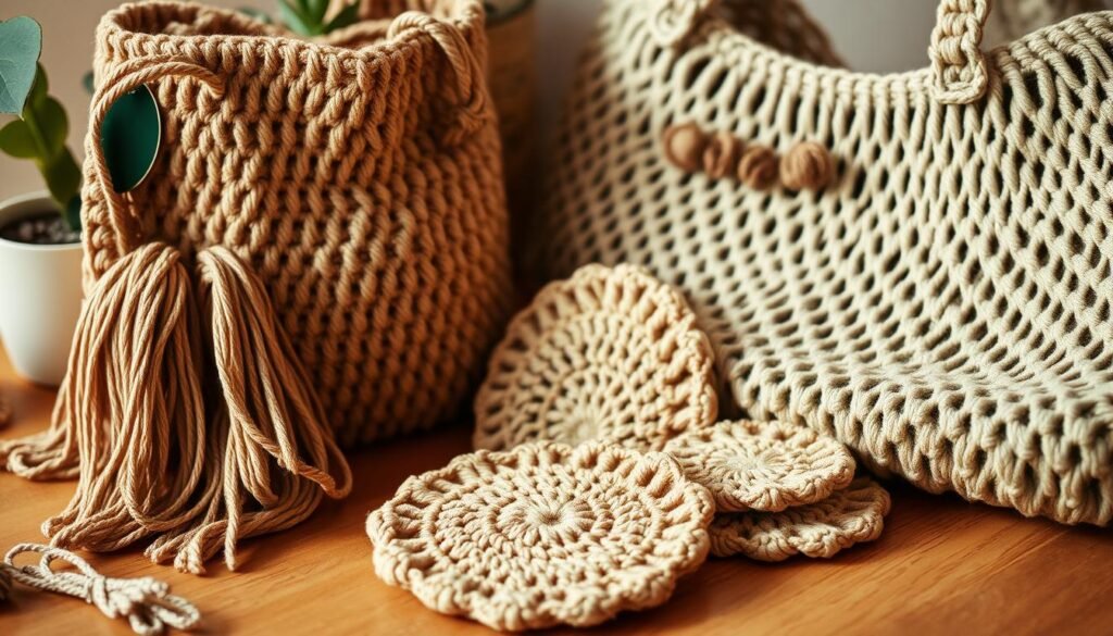 Sustainable crochet accessories