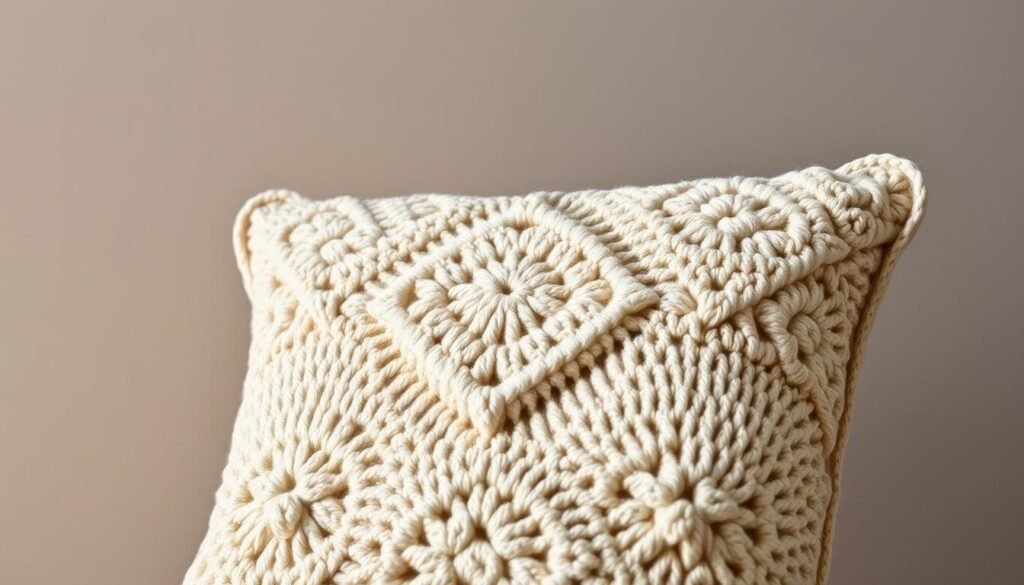 Textured crochet patterns for contemporary pillow designs