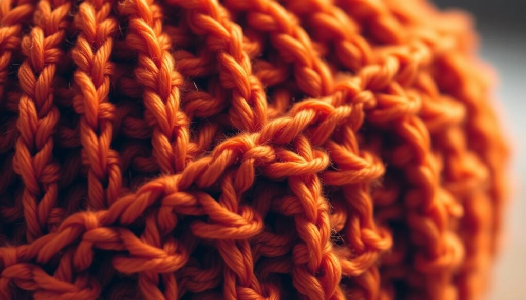 Textured crochet stitches for pumpkin-inspired crochet