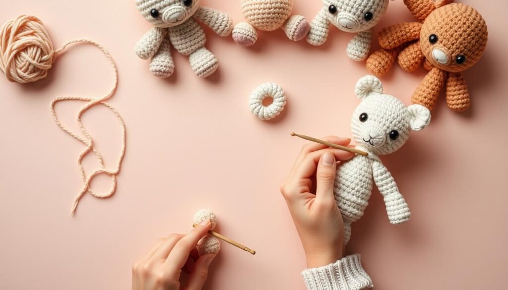 amigurumi assembly process