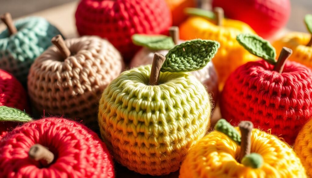 crochet apple colors