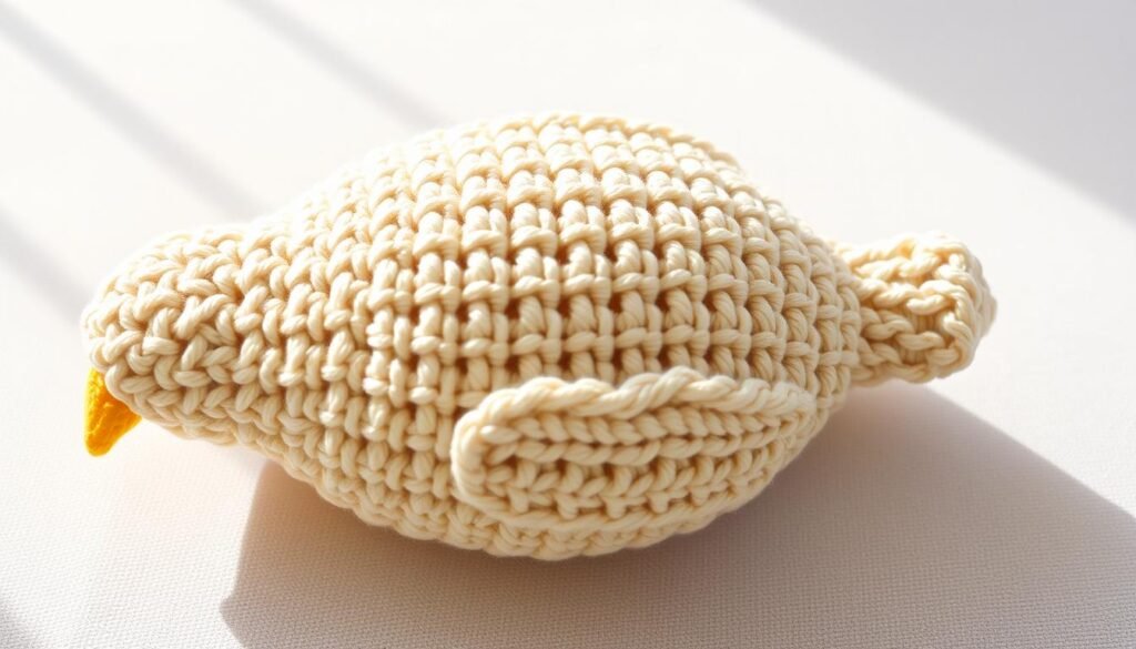 crochet chicken body