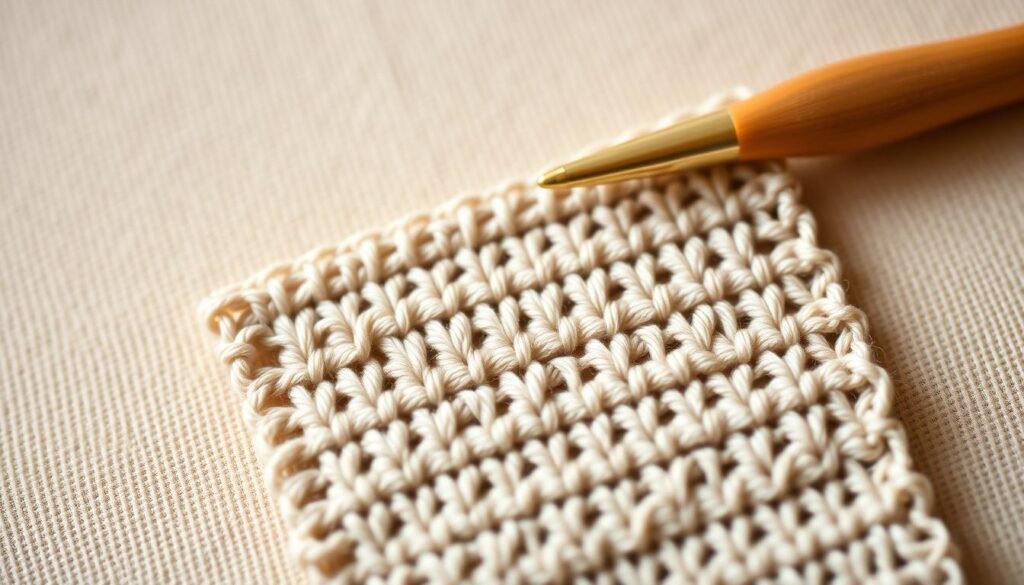 crochet gauge swatch