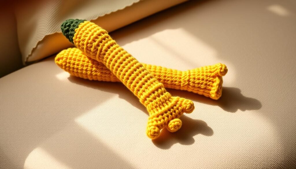 crochet pikachu limbs