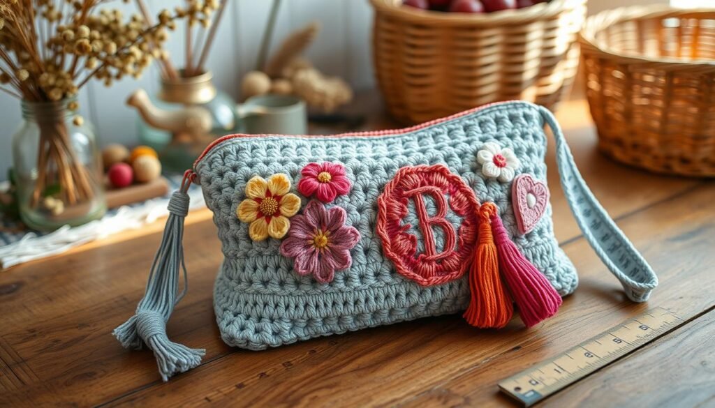 customize crochet pouch