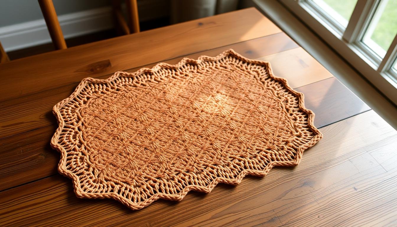 farmhouse placemat crochet pattern