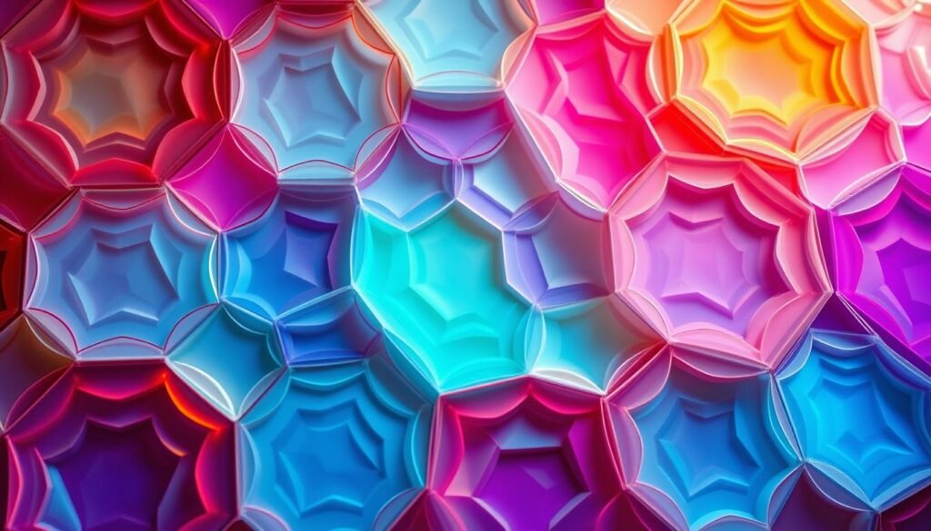 hexagon color patterns