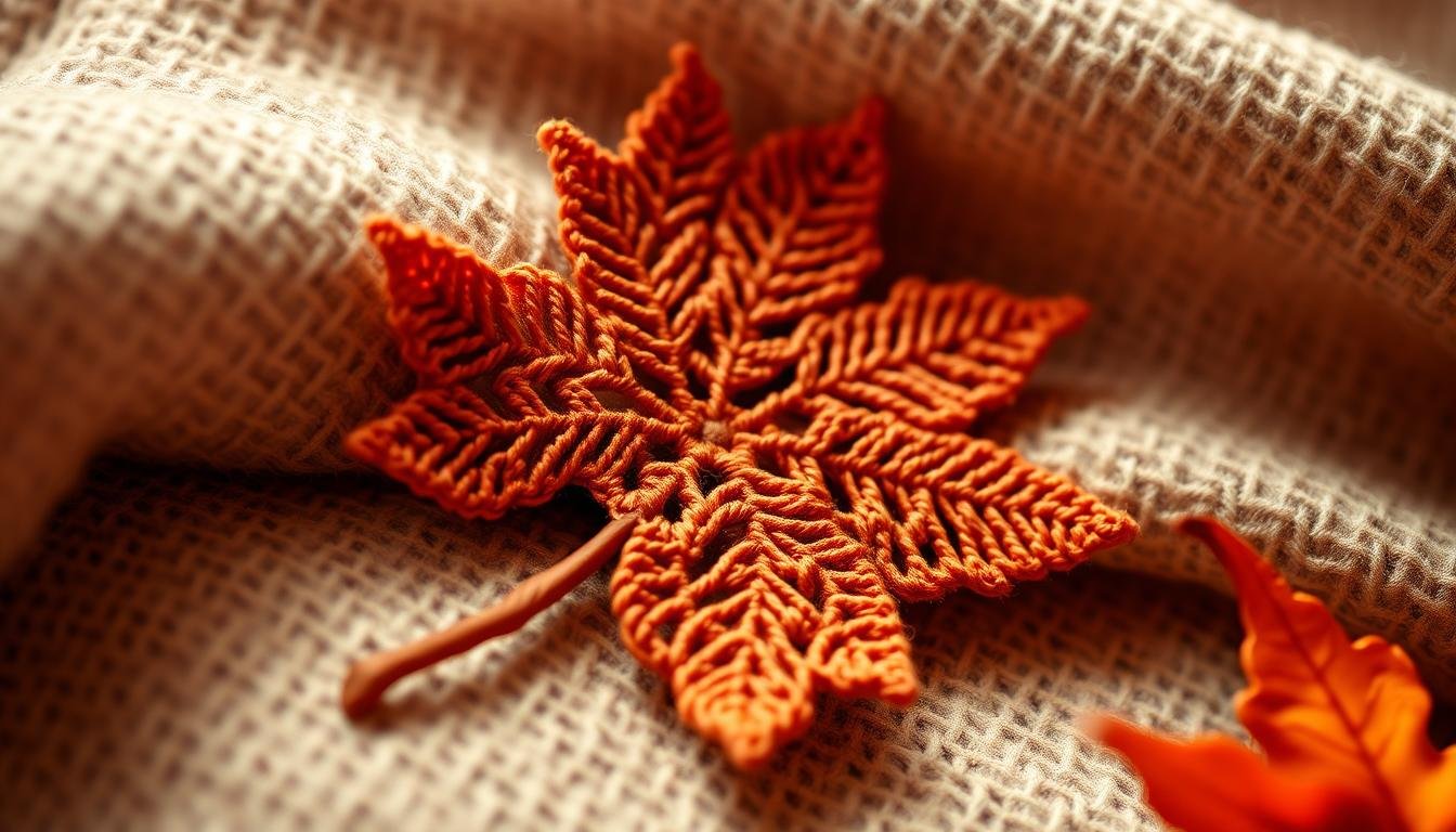 maple leaf crochet pattern