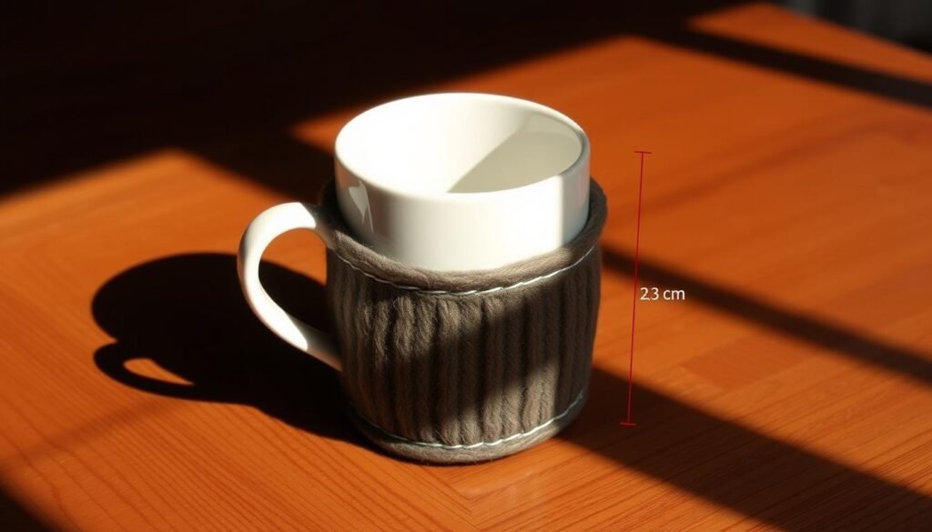 mug cozy dimensions calculation