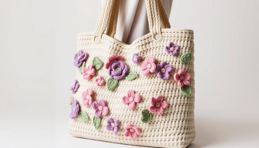 personalized crochet bag