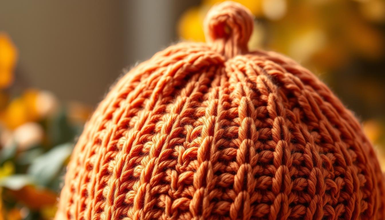 pumpkin beanie crochet pattern