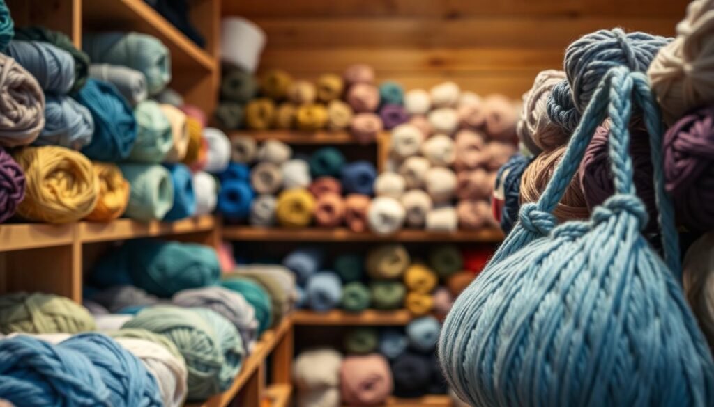 yarn selection for crochet bags