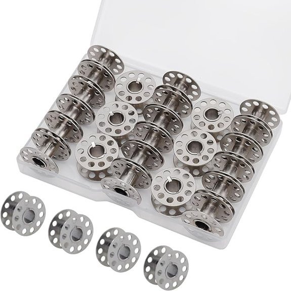 metal bobbins compatible machines