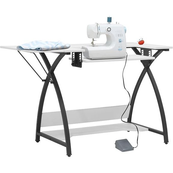 sewing table with storage