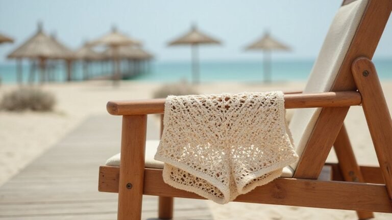 stylish crochet beach shorts